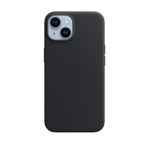 Apple iPhone 14 Plus Leather Magsafe Case - Midnight | MPP93 Apple iPhone 14 Plus Leather Magsafe Case - Midnight | MPP93